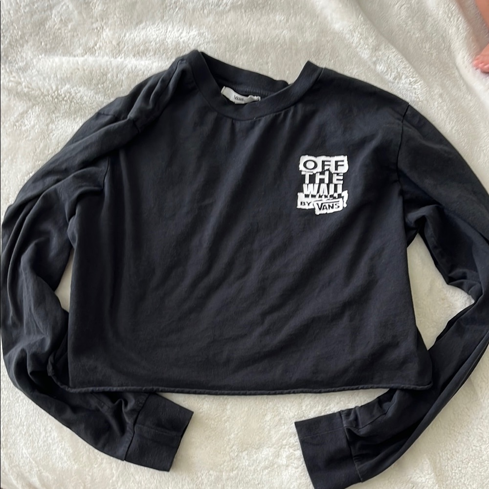 Vans crop top long sleeve